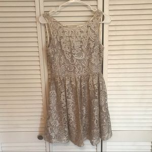Silver Lace dress